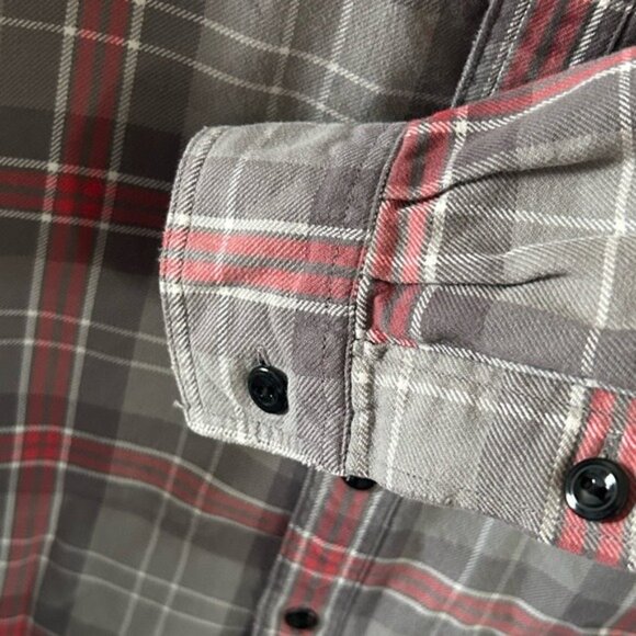 J Crew 100% Cotton Flannel Plaid Button Down Shirt Sz Medium Fall Winter Preppy - Picture 9 of 15